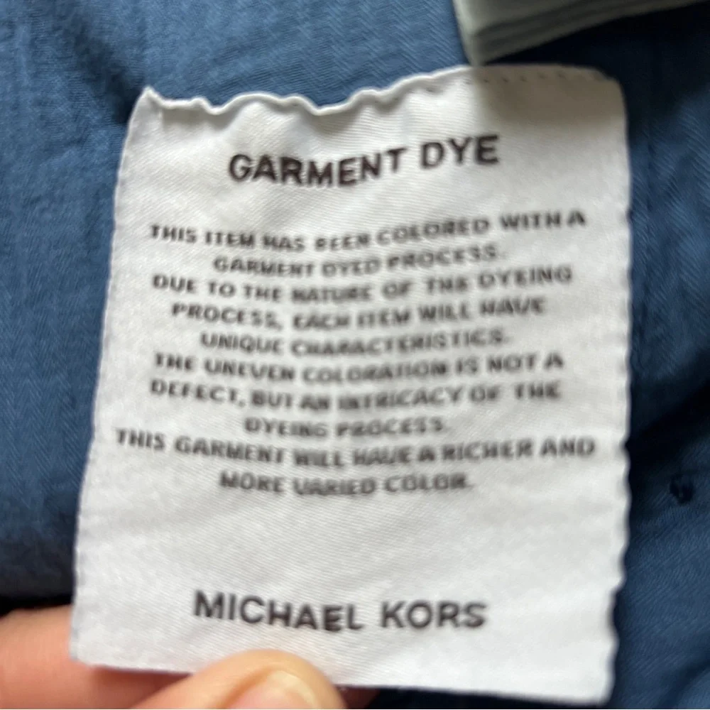 Michael Kors Men's linen blend dress pants in Blue in size 34/32